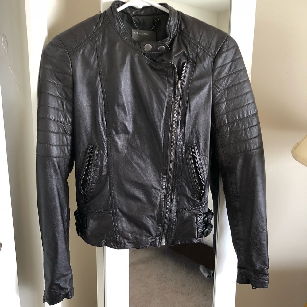 Muubaa leather jacket